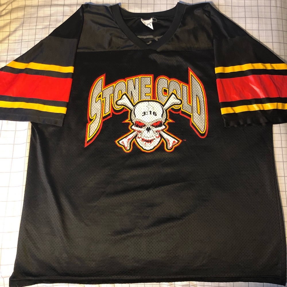 Vintage Stone Cold Steve Austin Football Jersey